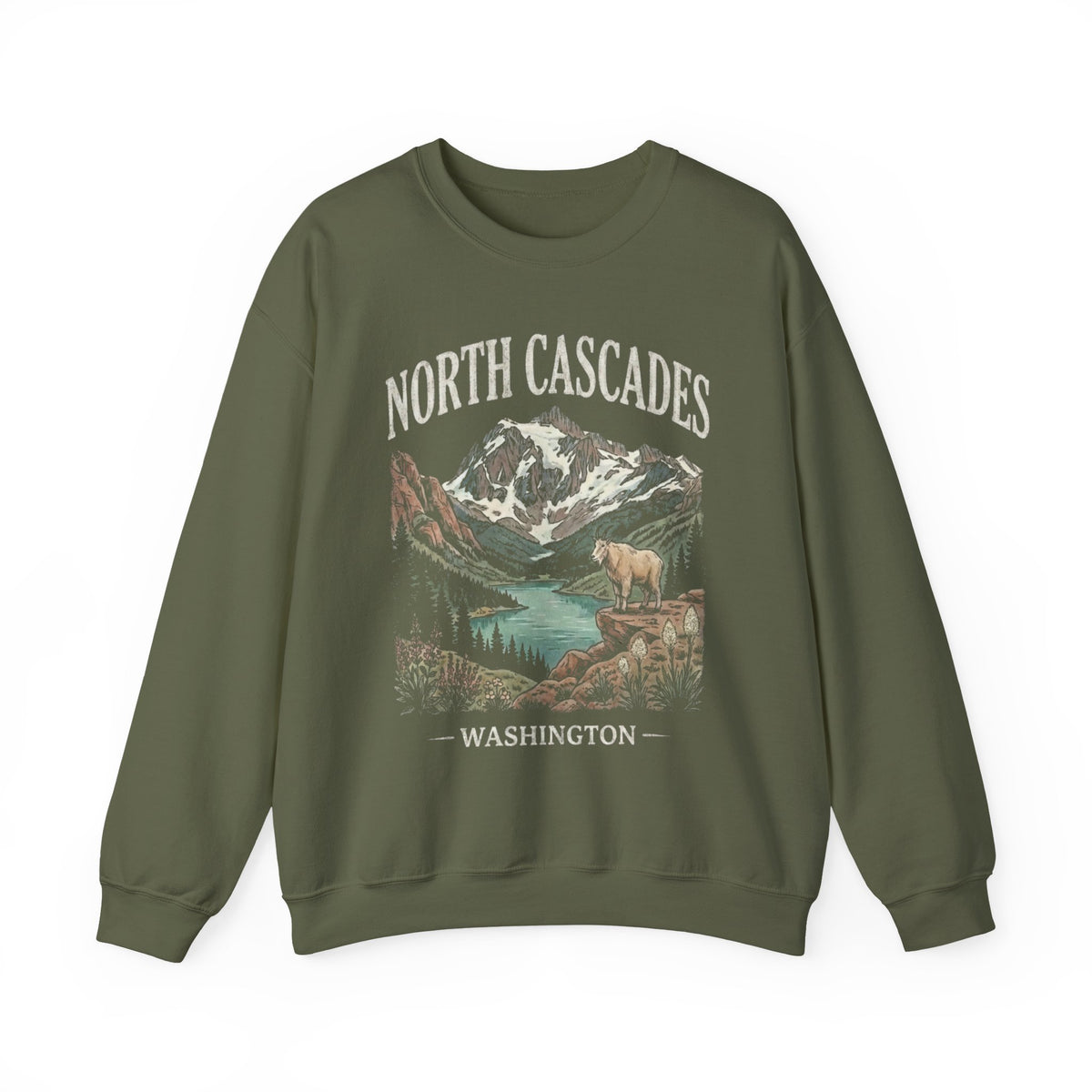 North Cascades National Park Crewneck