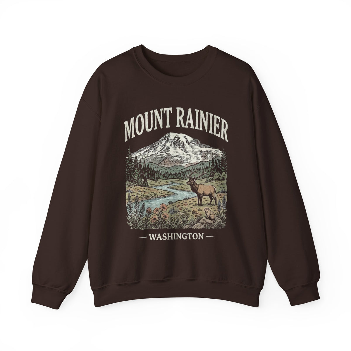 Mount Rainier National Park Crewneck