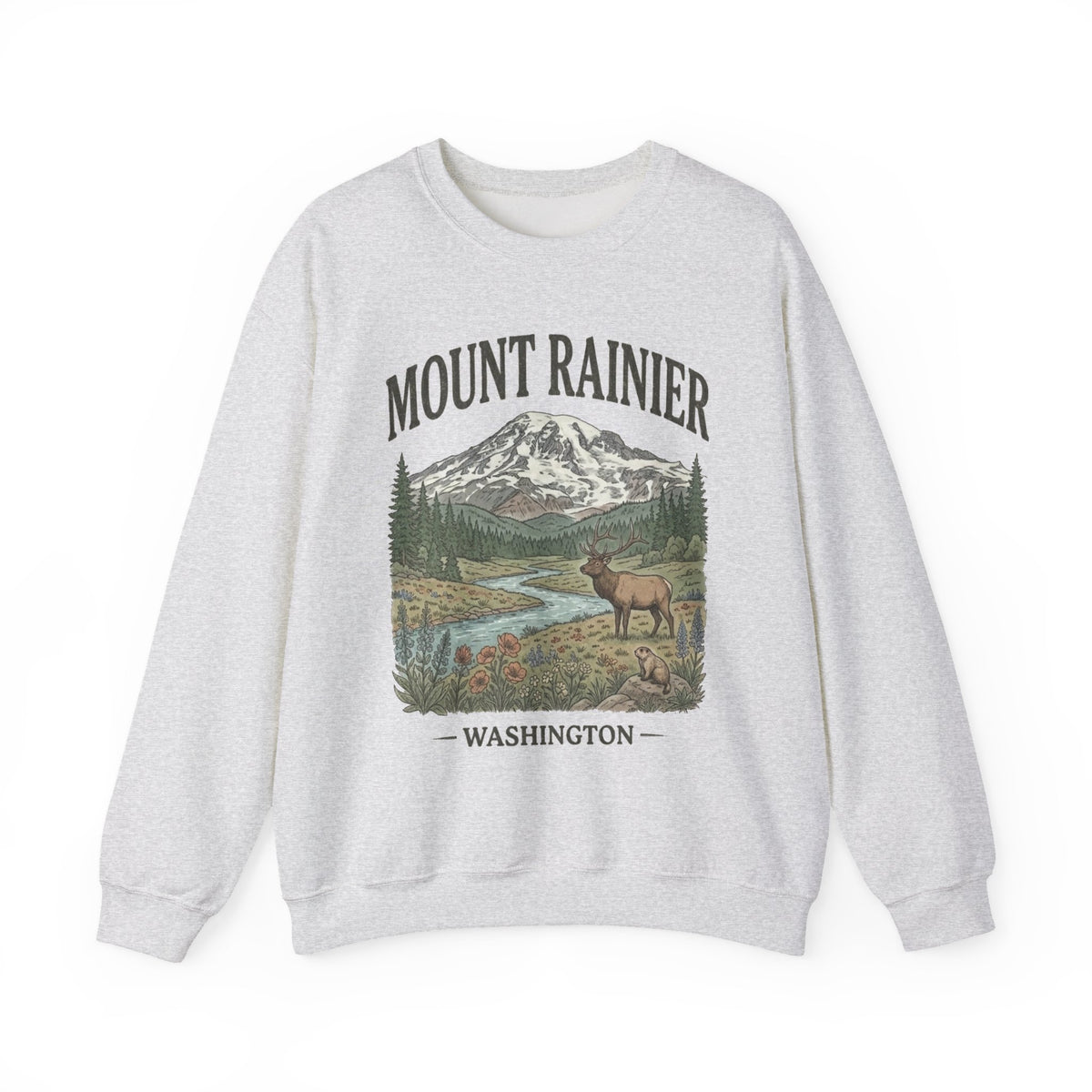 Mount Rainier National Park Crewneck