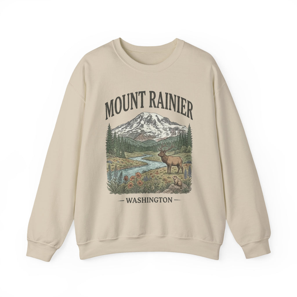 Mount Rainier National Park Crewneck