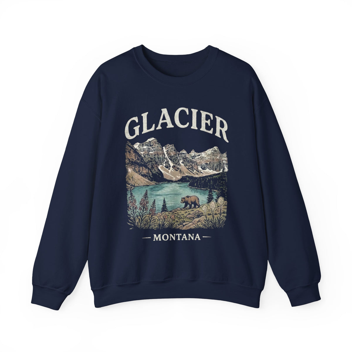 Glacier National Park Crewneck