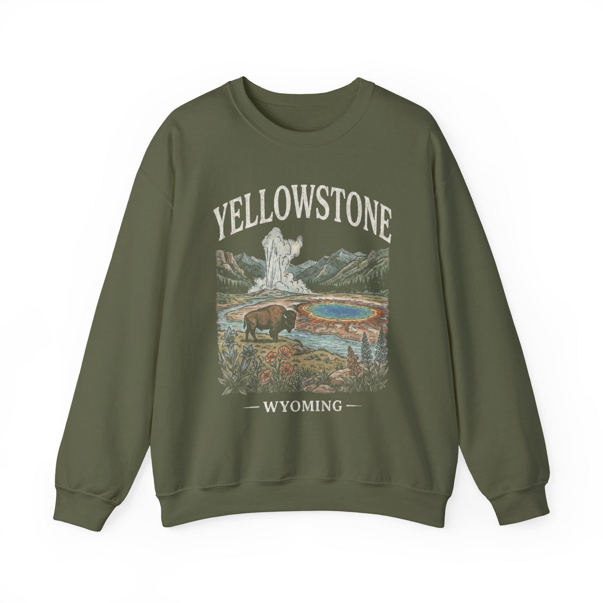 Yellowstone National Park Crewneck