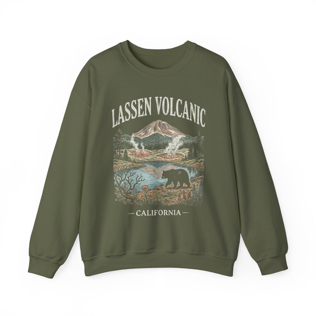 Lassen Volcanic National Park Crewneck