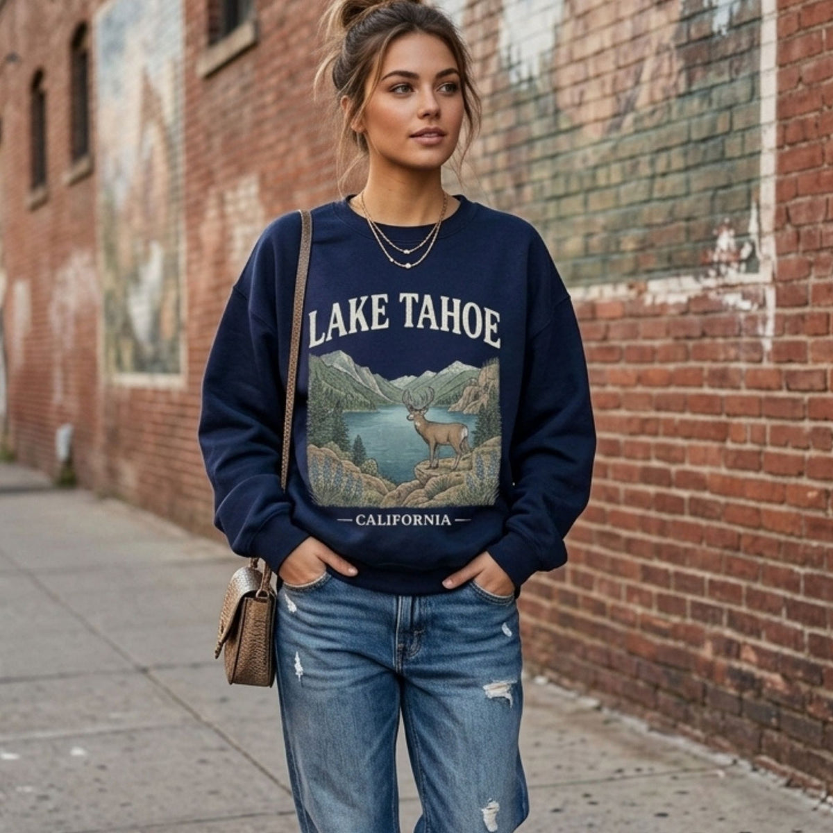 Lake Tahoe Crewneck