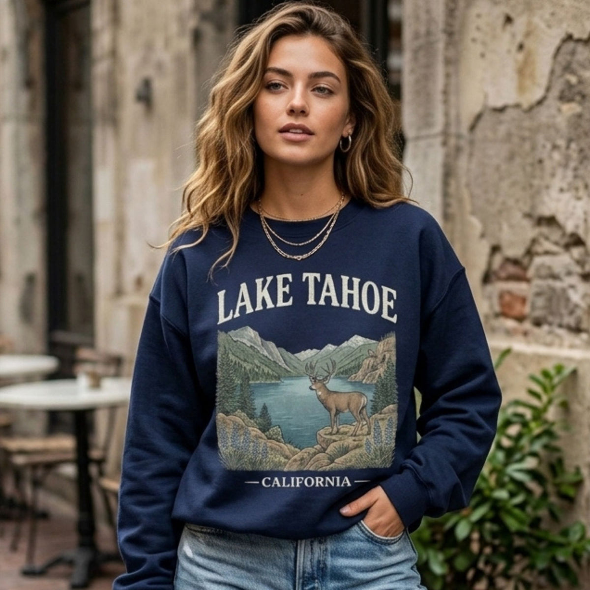 Lake Tahoe Crewneck