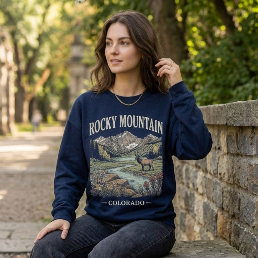 Rocky Mountain National Park Crewneck