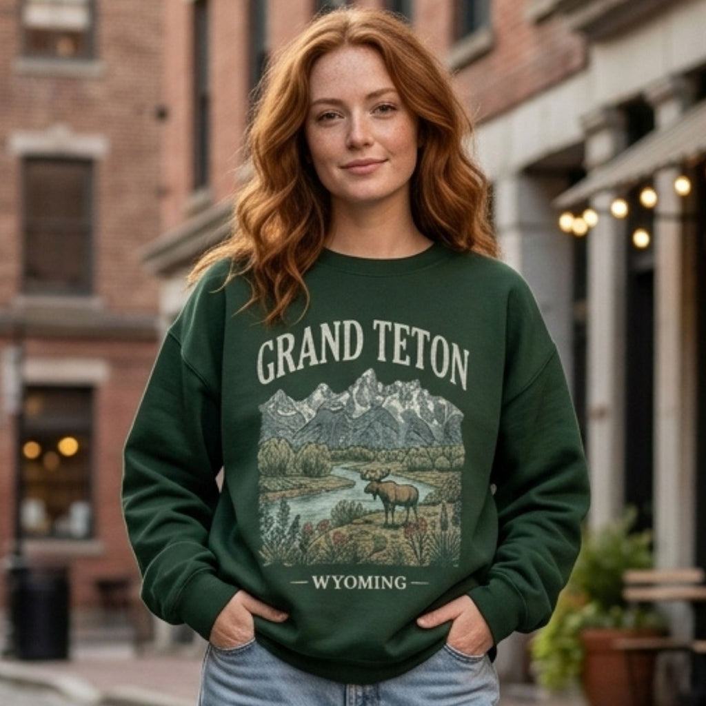 Grand Teton National Park Crewneck