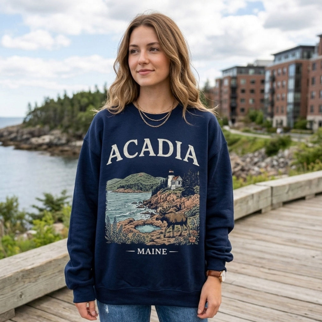 Acadia National Park Crewneck