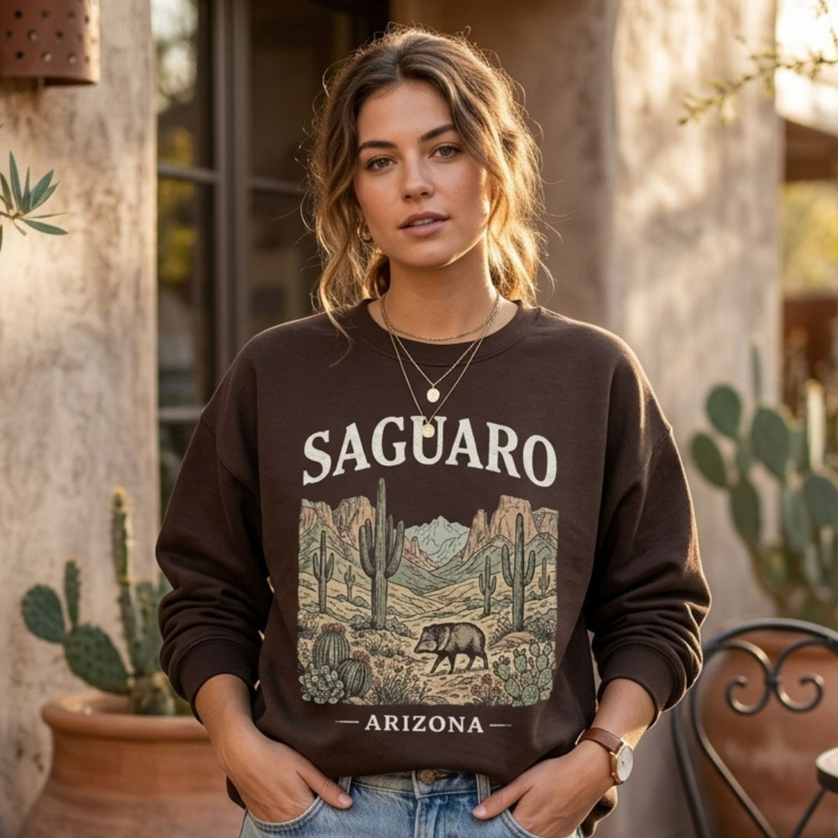 Saguaro National Park Crewneck