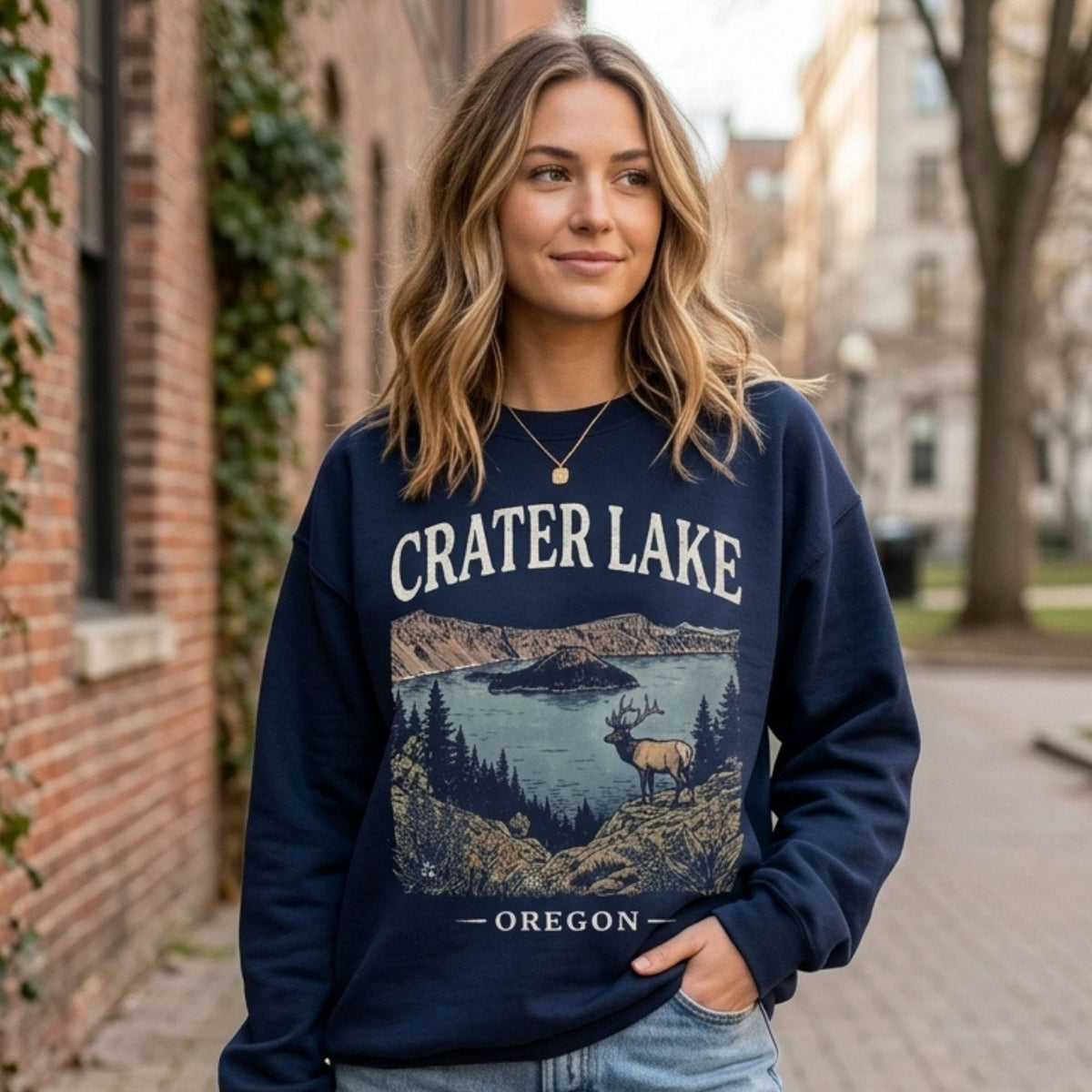 Crater Lake National Park Crewneck